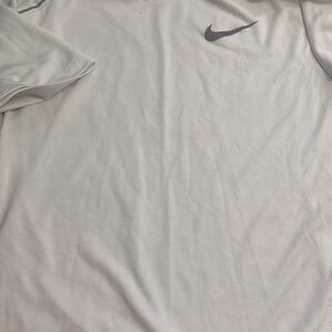 Nike Men's Light Gray Polo Shirt